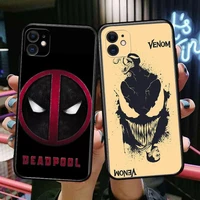 marvel deadpool venom phone cases for iphone 13 pro max case 12 11 pro max 8 plus 7plus 6s xr x xs 6 mini se mobile cell