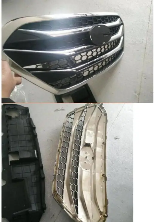 2009 2015 для Hyundai ix35 Высококачественная Хромированная передняя решетка из АБС