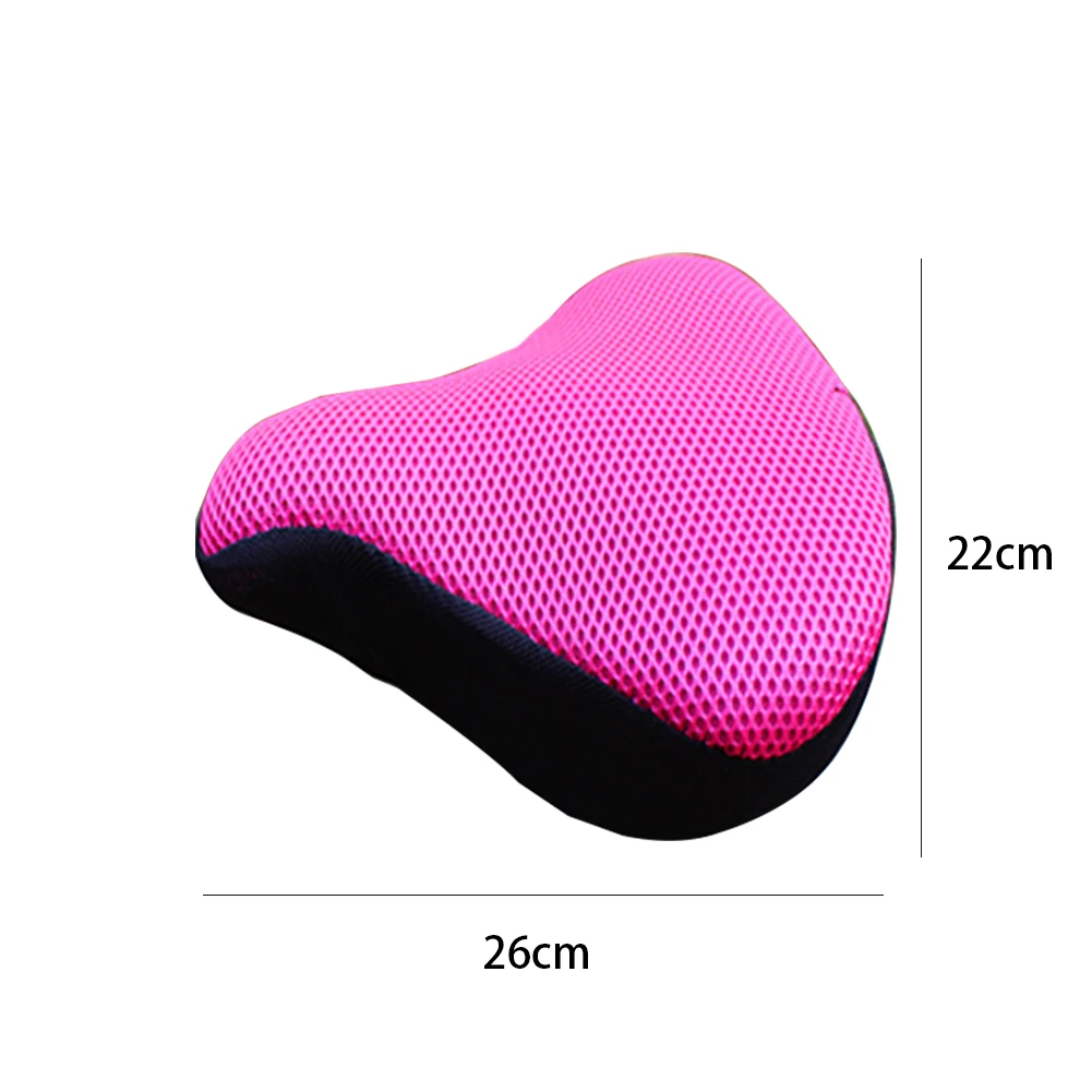 Accessories Cushion Replacement Pad Bike Saddle Racing 3D Mesh Anti-slip Thickened Bicycle Seat Cover Soft Cycling Spare Parts | Спорт и