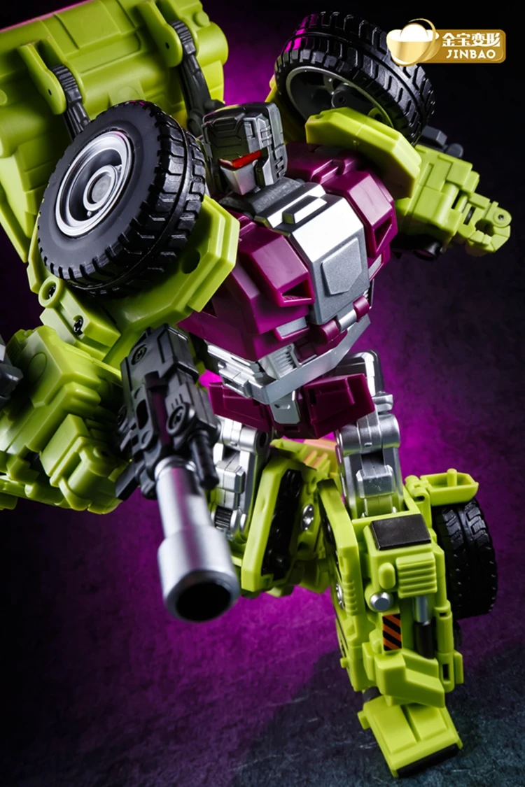 JINBAO трансформация G1 Devastator 6 в 1 негабаритных ко Bonecrusher грузовики крюк гравитационный скребок фигурка робот игрушки модель