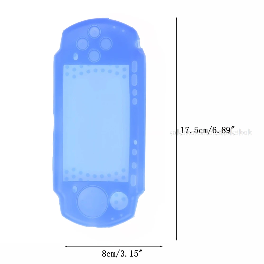 Мягкий силиконовый чехол, кожаный чехол для sony psp 2000/3000, силиконовый чехол для psp 2000/3000, аксессуары для игровой консоли