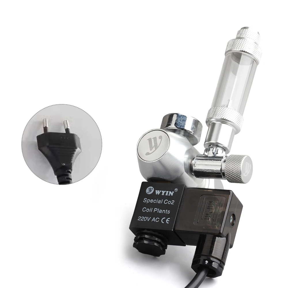 Аквариумный регулятор CO2 с обратным клапаном пузырьковый счетчик магнитный