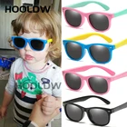 Солнцезащитные очки HOOLDW Детские поляризационные, гибкие, с защитой UV400, силиконовые, для мальчиков и девочек
