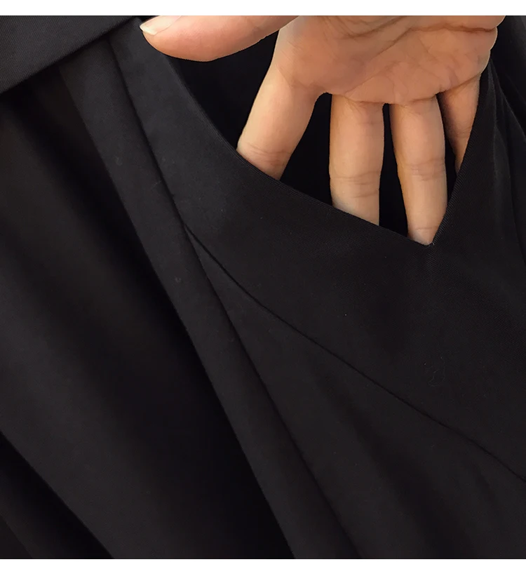 

Plus size office ladies Spring long sleeve a-line dresses women v neck patchwork korean casual knee dresses 5XL women vestidos