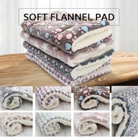 dog cat mat dog bed thickened pet cat soft fleece pad blanket bed mat cushion home portable washable rug keep warm pet supplies
