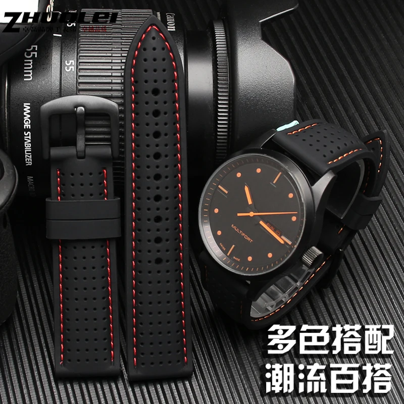 Универсальный мягкий силиконовый резиновый ремешок для мужчин