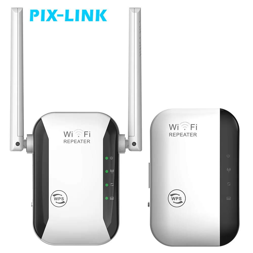 Беспроводной Wi-Fi ретранслятор PIXLINK 300 Мбит/с Антенна сетевой маршрутизатор расширитель диапазона Усилитель сигнала шифрование точки доступ...