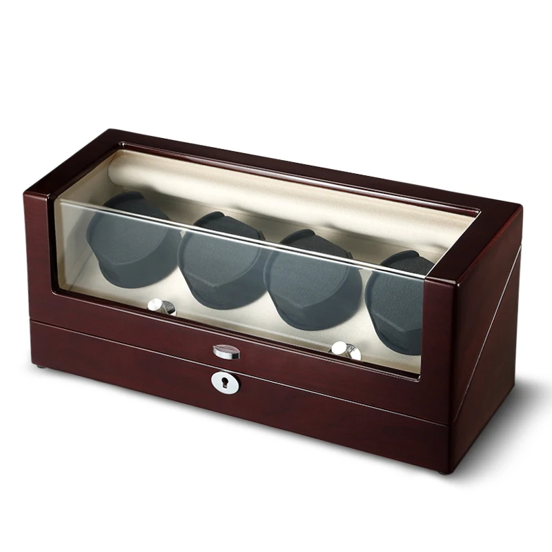 Футляр для намотки часов автоматический шейкер хранения с четырьмя моторами и 4