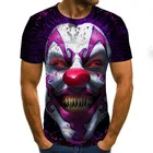 В стиле Джокер Графические футболки футболка для Для мужчин Топы Camiseta Hombre Ropa Костюмы Camisa Masculina de Verano Roupas козюльки сорочка