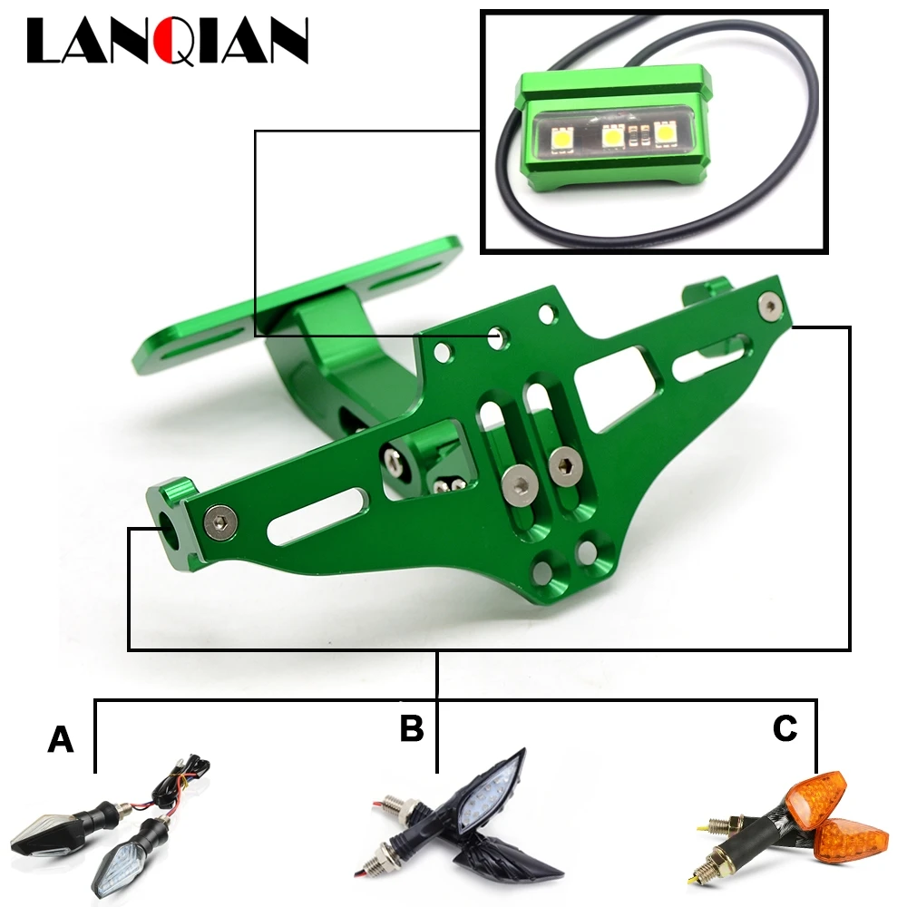 Алюминиевый держатель кронштейна номерного знака для мотоцикла Honda CBR600RR CBR 600RR 600