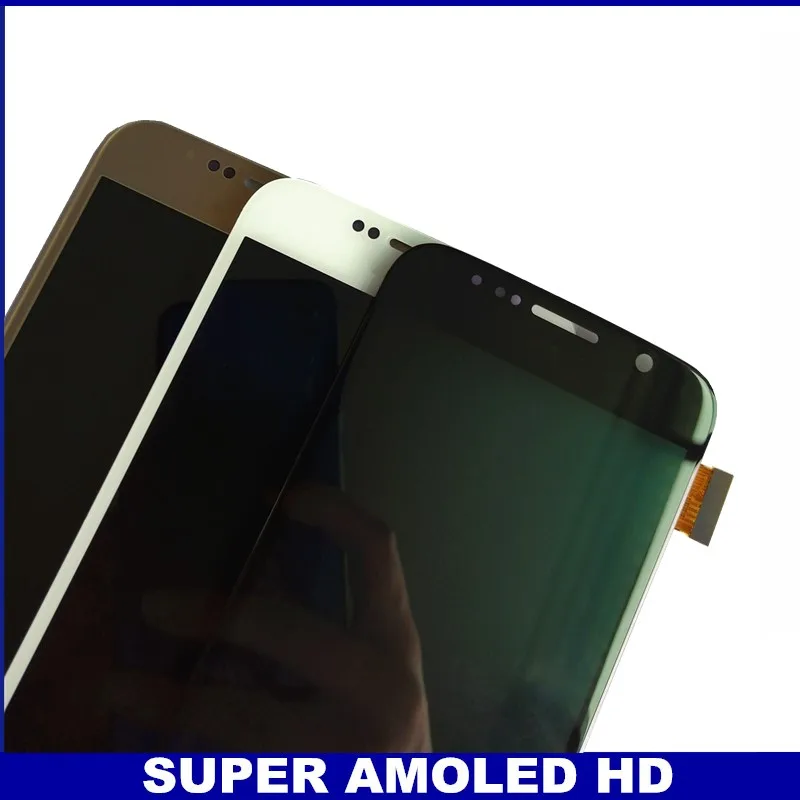 Для samsung Galaxy G920F G920 S6 дигитайзер ЖК-дисплей экраны для мобильных устройств протестированный экран для samsung G920FD G920 G920FQ