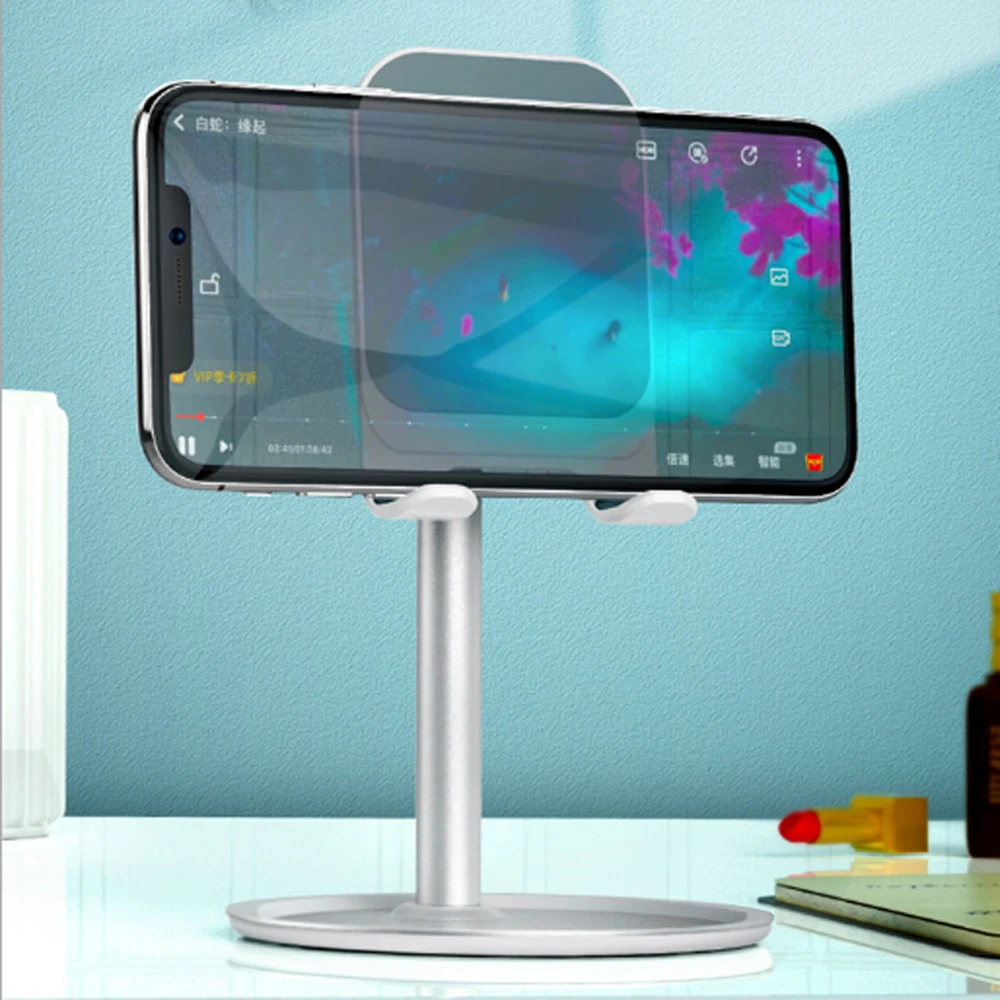 

10 pcs Aluminum Alloy Foldable Phone Tablet Stand Holder Adjustable Desktop Mount Stand Table Desk forIPh/IPad/Tablet/Smartphone