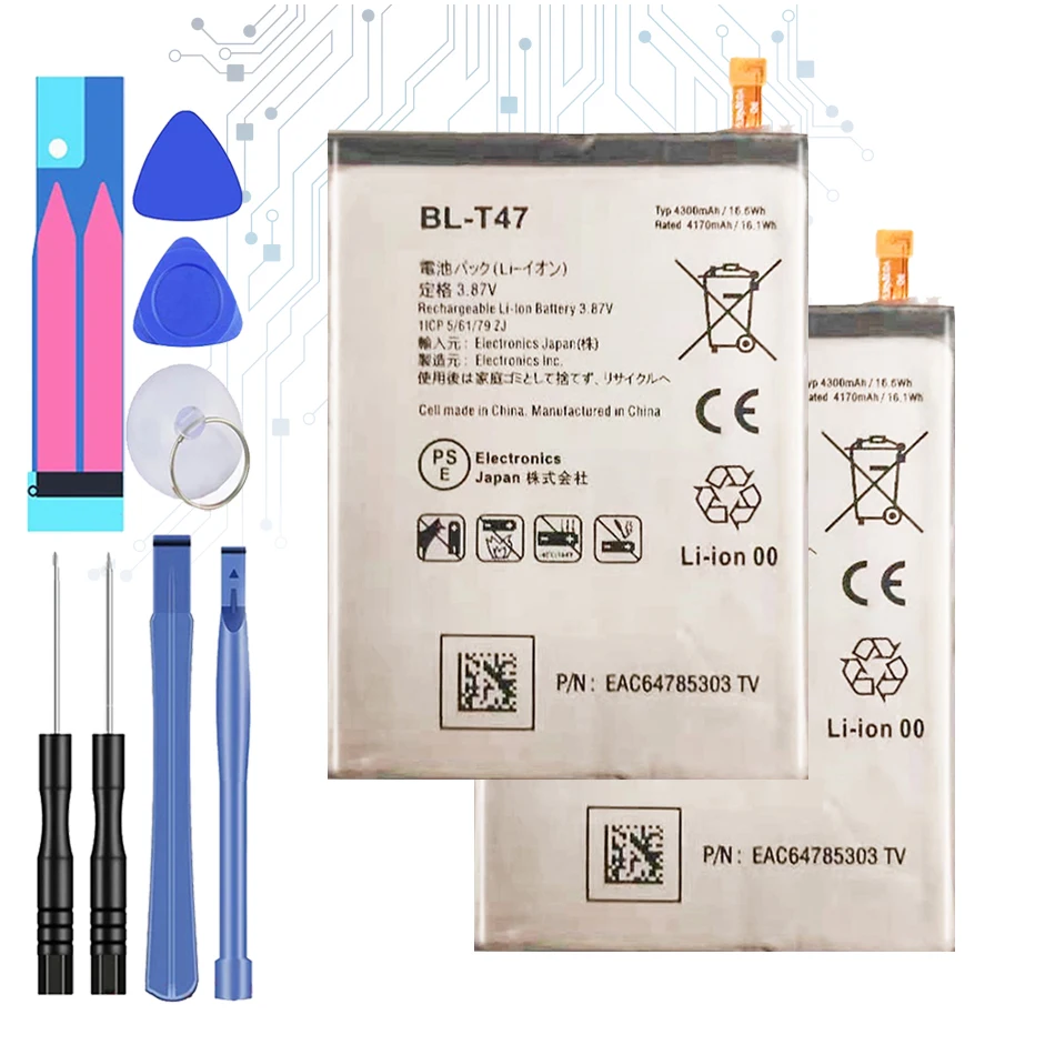 

BL-T47 4300 мА/ч, мобильный телефон Батарея для LG BL-T47