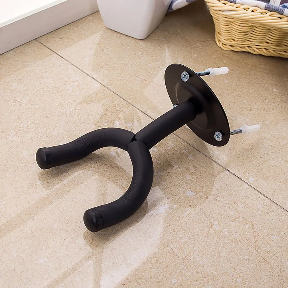 

Guitar Hanger Stand Wall Mount Hook Holder Fit For Bass Ukulele And More Musical Instruments Compact Deisgn