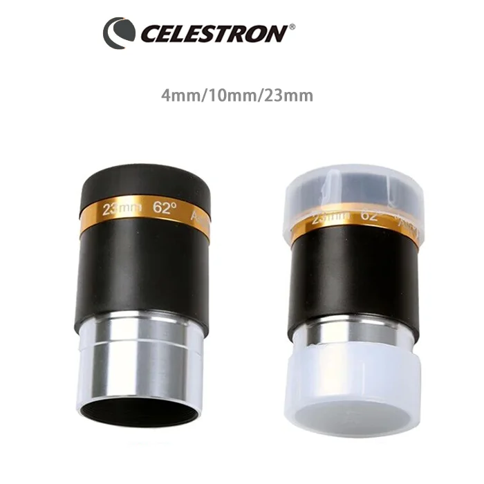Асферический окуляр Celestron с высоким разрешением 62 градуса 4/10/23 мм полным