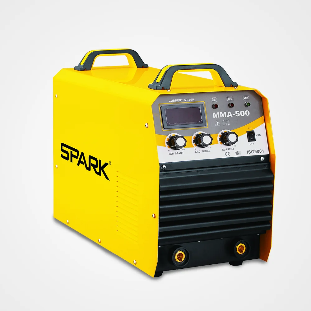 スーパー仕様mma 500 溶接機 400 アンペア 500 アンプ 3 相ポータブルmmaインバーターアーク溶接機 Leather Bag