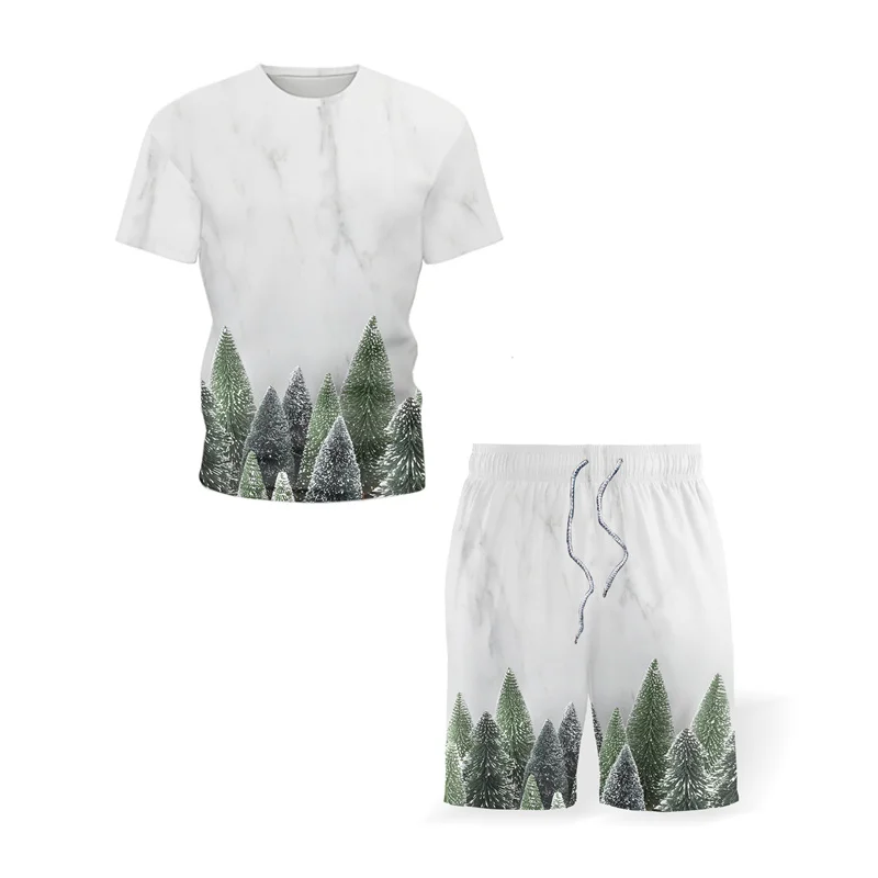 

2021 love sport Men's T Shirt Set chic Casual Breathable 2-piece set Beach Youth Spring and Summer Fitness Jog The New Set