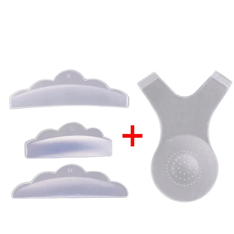 5 Pairs New Silicone durable eyelash permanent Perm Curler Curling Root Lifting False Fake Eyelash Shield Pad maquillaje patches