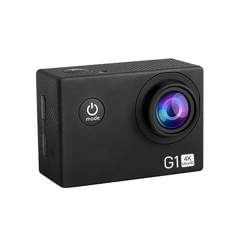 Pаспродажа Набор креплений для экшн-камеры G1, 4K, 16 Мп, широкий угол обзора 170 градусов, Wi-Fi