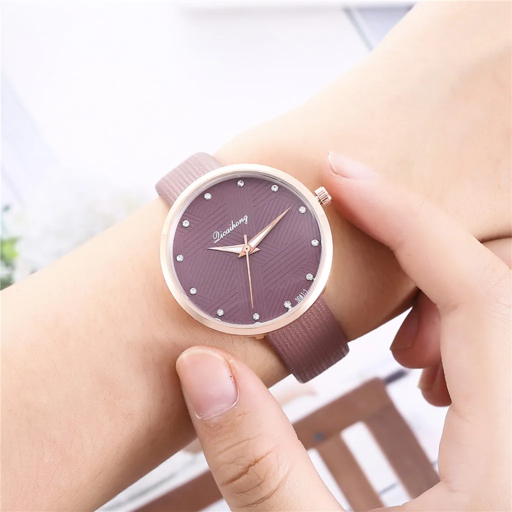 Женские часы с геометрическим рисунком модные ремнем женские reloj mujer relogio feminino