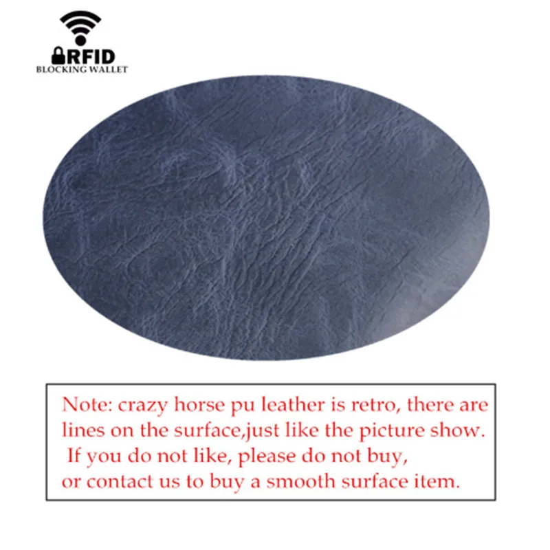 RFID кошелек держатель для карт из модной искусственной кожи винтажный кредитный
