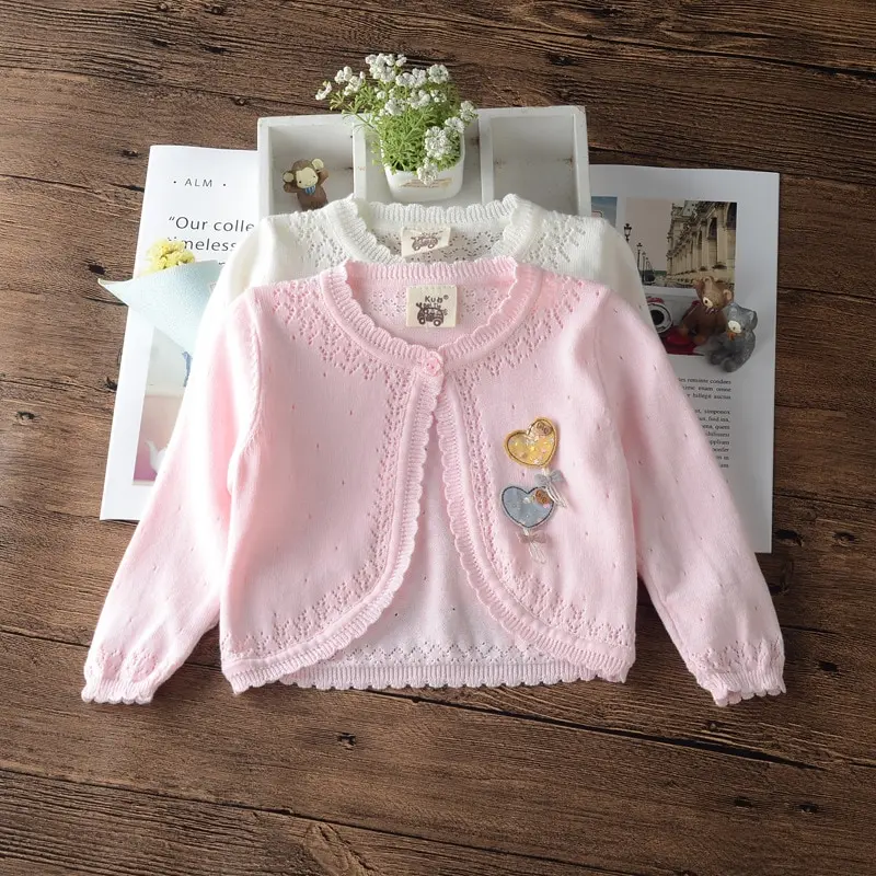 Кардиган для девочек свитер куртка 100 хлопок верхняя одежда 1 2 4 6 8 лет детская 2020 |