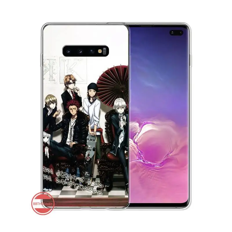 Чехол для телефона K Project с японским аниме Samsung Galaxy S5 S7 S8 S9 S10 S10e S20 edge plus lite |
