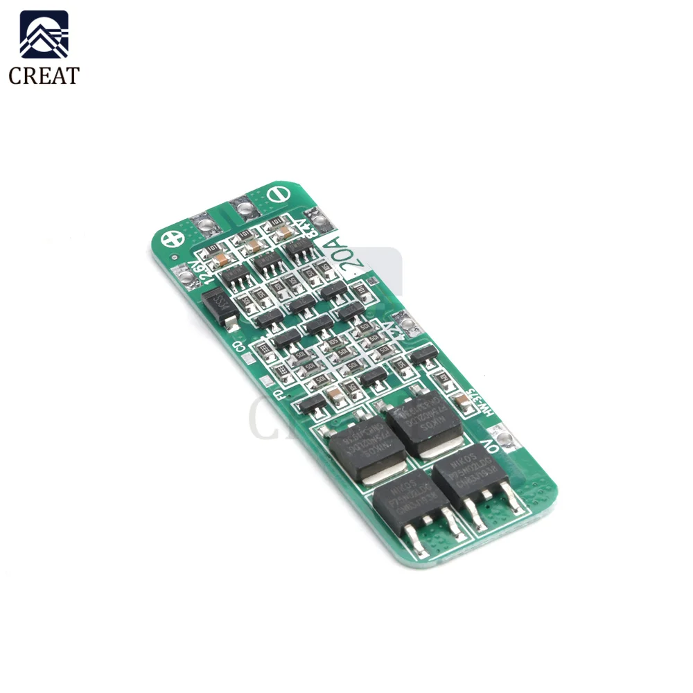 Модуль защитной платы зарядного устройства PCB BMS 18650 V Cell 5 шт. 3 сеточки S 20A