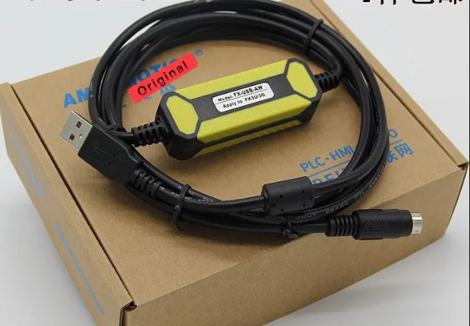 _ Подходящий для Mitsubishi FX3U 3G 1N 2N 1S Series PLC программируемый кабель заменен на FX USB AW 2 5