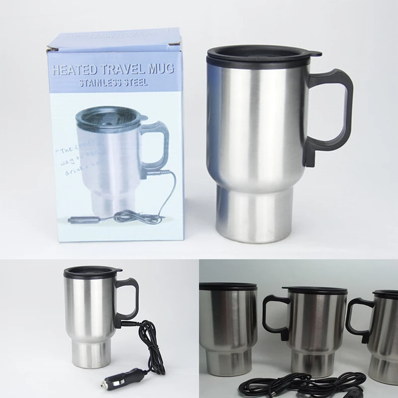 450 мл автомобильный подлокотник нагревательный кофе дорожный термос чашка для