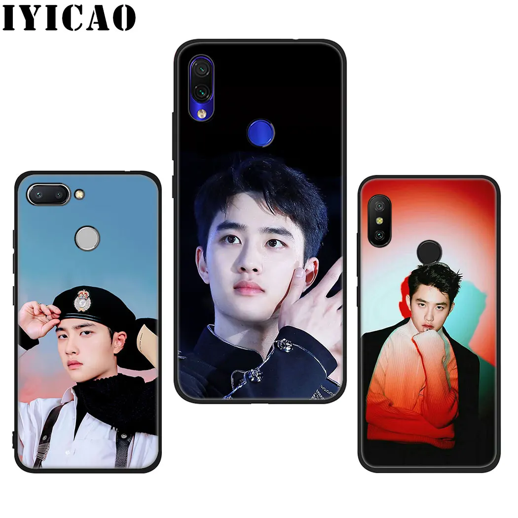 IYICAO EXO D.O. Doh Kyungsoo Soft Silicone Case for Xiaomi Redmi Go S2 K20 6 Pro 8A 7 7A 6A 5A 4A 5 Plus 4X |