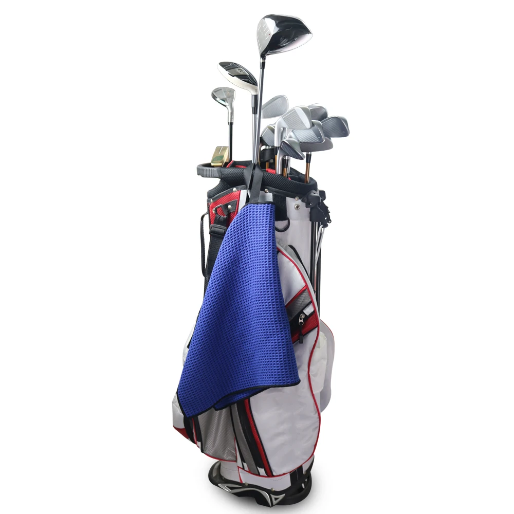 Полотенце для гольфа из микрофибры с вафельным покрытием|Перчатки гольфа| |