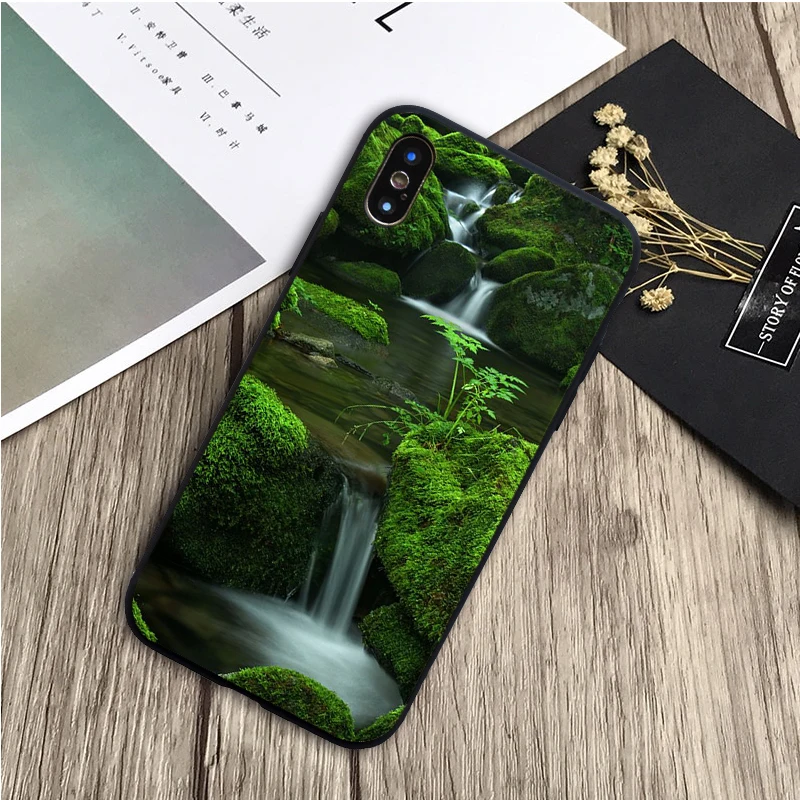 Чехол для Телефона iPhone 12 XR XS Max 5 5S SE 2020 6 6S 7 8 PLUS X 11Pro 11 силиконовый черный | Мобильные