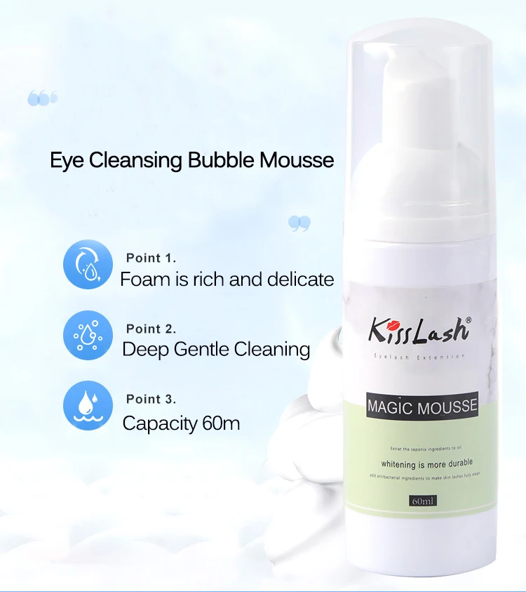 Профессиональный очиститель для ресниц 60 мл средство индивидуального