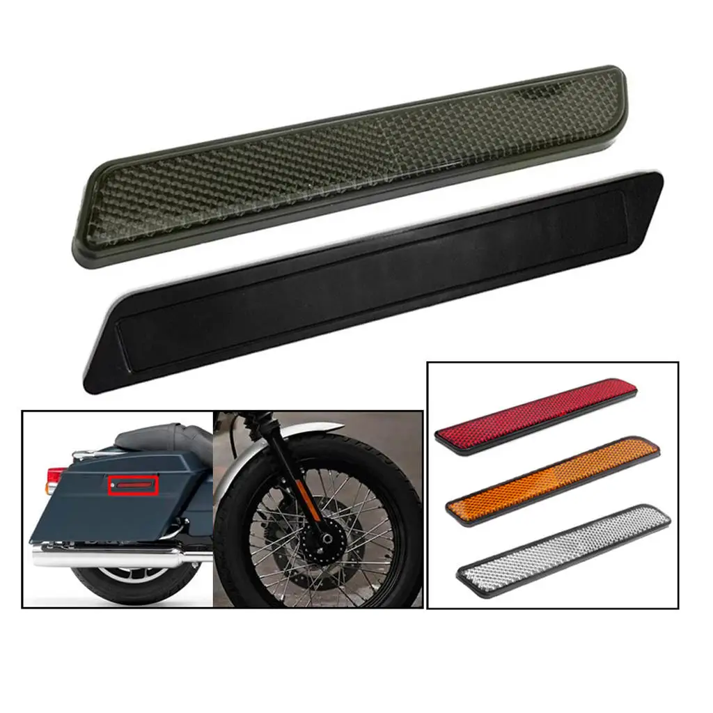 

Отражатель 161x22x6 мм для 883 1200 48 Glide Saddlebag, видимость на защелке