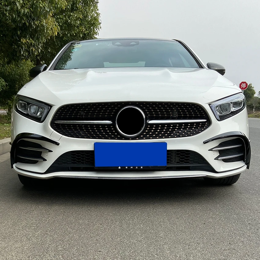 Спортивные наклейки для переднего бампера Mercedes Benz A Class W177 2018 + A180 A200 A220 AMG |