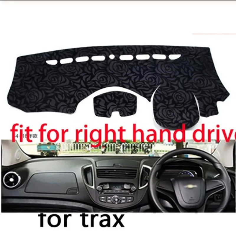 Нескользящий коврик для приборной панели с розовым рисунком чехол автомобильная