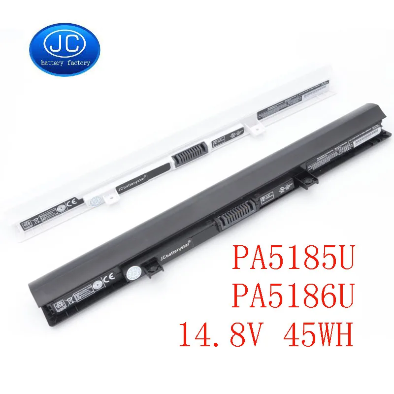 JCbatterystar PA5185U 1BRS Аккумулятор для ноутбука Toshiba Satellite L50 B C55 B5200 C50 14D L55 B5267 17K A