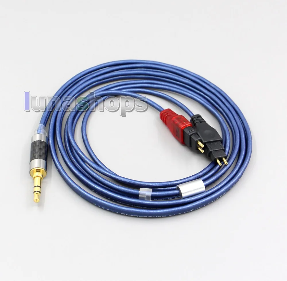 LN004891 наушники чистого серебра кабель+ PEP изолированный для Sennheiser hdxxx hd660s HD650 HD600 HD580 HD525 HD565 наушники