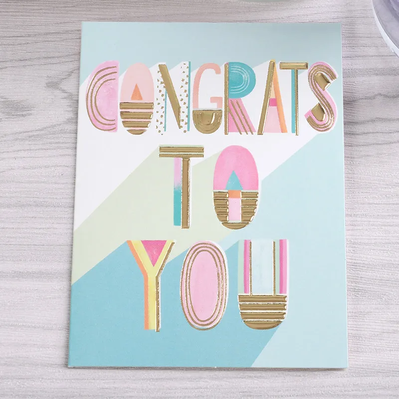 1Set Thank You Card Blessing Writing Paper Cards Gift Decor Greeting Christmas Wedding Birthday Party Invitation | Дом и сад