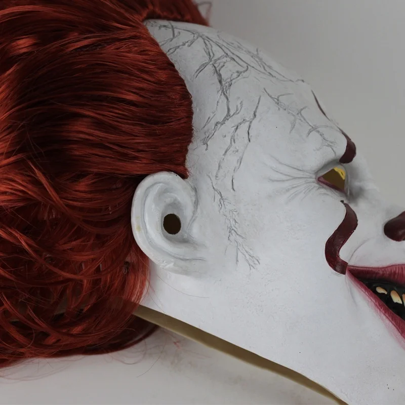 pennywise Костюмы Клоуна для косплея для женщин террор клоун Стивен Кинг это фильм Хэллоуин костюмы для мужчин взрослых Необычные