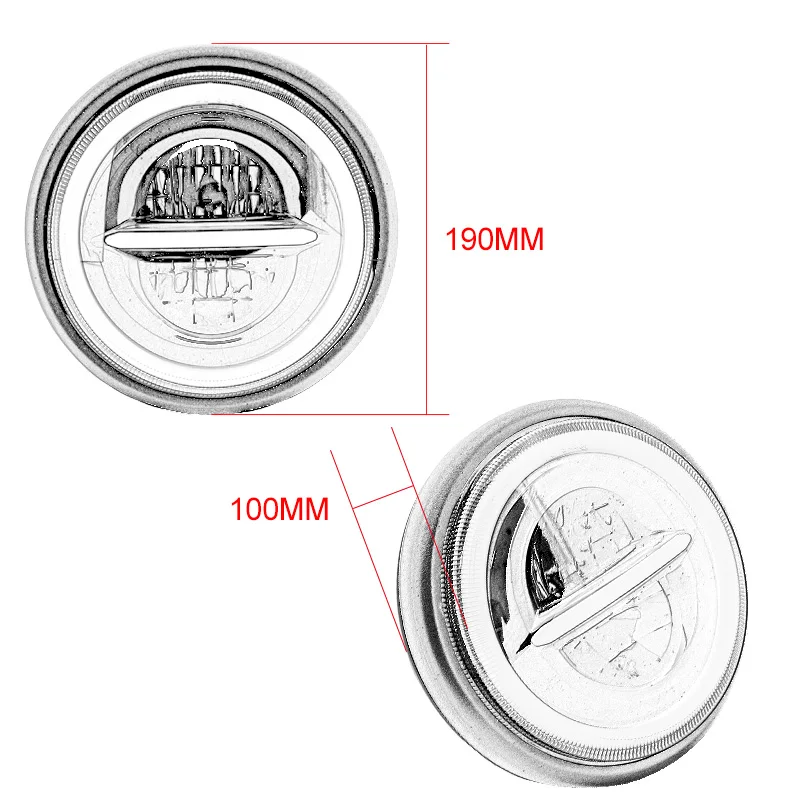 7 5 дюймовая круглая мотоциклетная светодиодная фара проектор высокий и Низкий