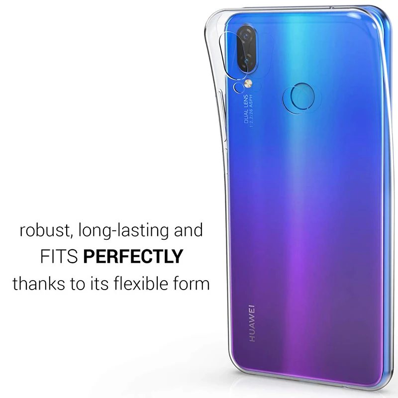 Прозрачные ТПУ чехлы для телефонов Huawei Nova 3i P Smart Plus 2018 Чехол Мягкий силиконовый