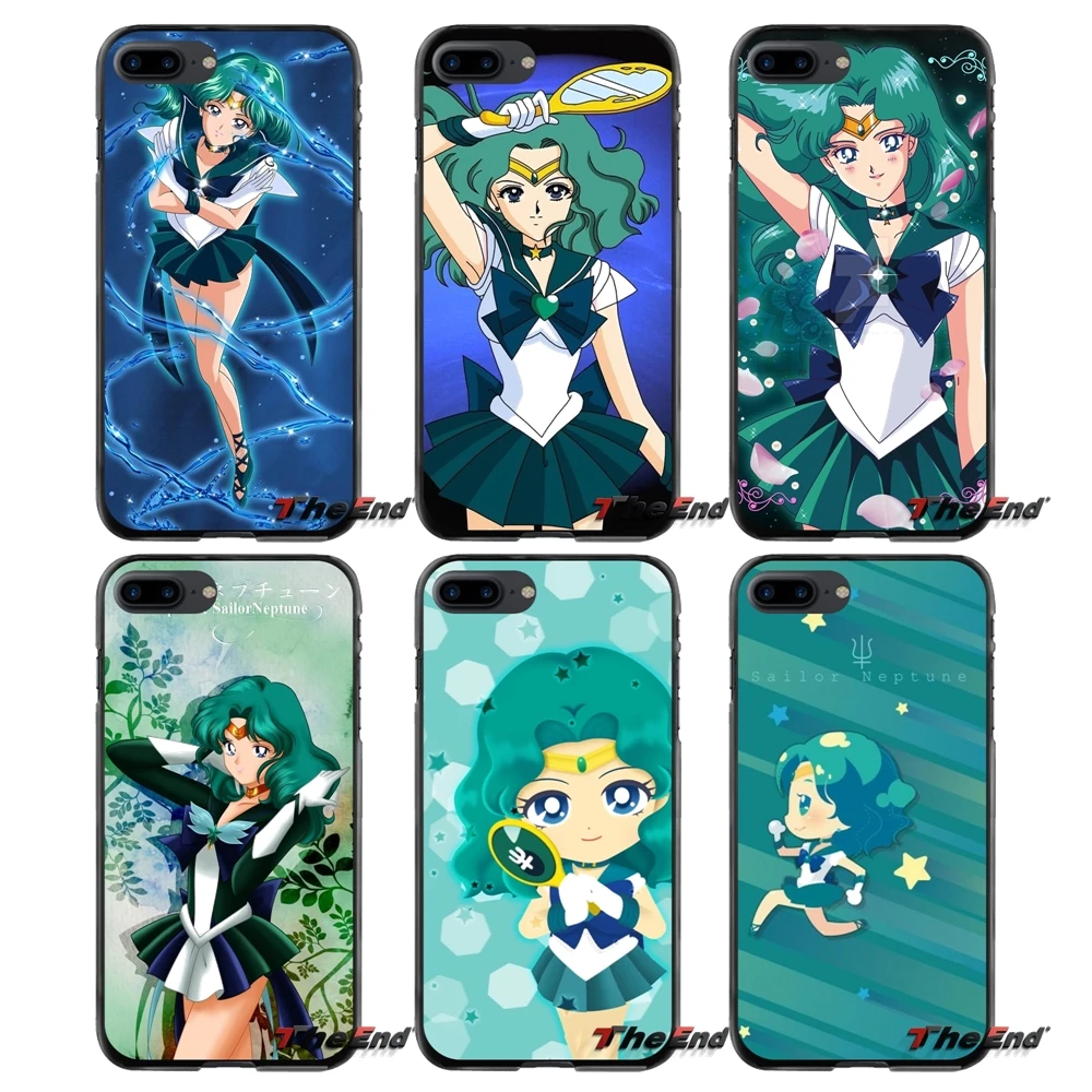 Модный Сейлор Мун Сэйлор Нептун для Apple iPhone 4 4s 5 5S 5C SE 6 6S 7 8 Plus X iPod Touch аксессуары