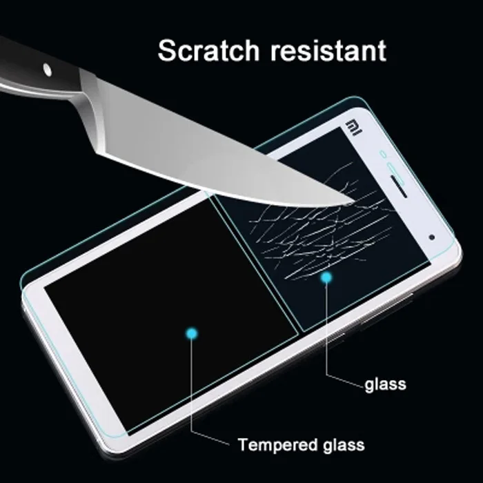9H Tempered Glass Screen Protector for Xiaomi M2 Mi2 M3 Mi3 Mi4 M5 Mi5 Mi Note For Redmi Anti-Explosion FRONT film guard Case | Мобильные