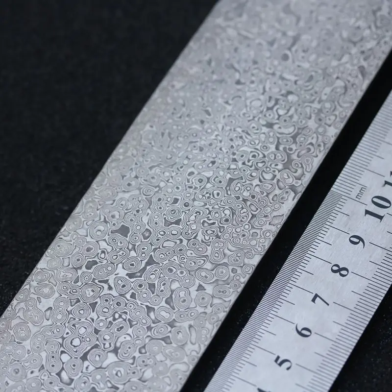 1 шт. заготовка из дамасской стали узор лезвие шеф-повара нож чистый изготовление