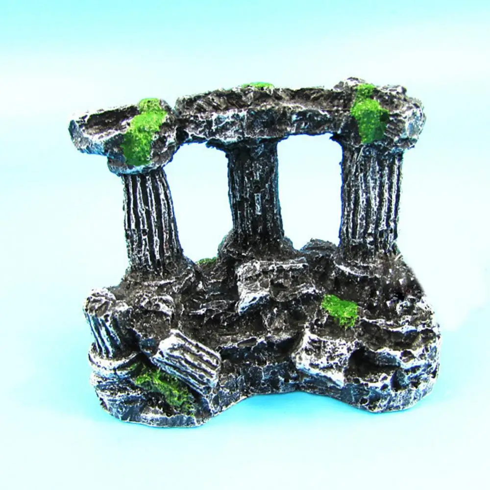 Искусственная смола аквариум украшение для аквариума искусственная римская