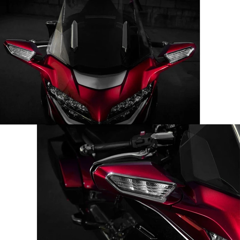 

Motorcycle Chrome Decorative Cover Mirror Surround for HONDA Goldwing GL1800 2018+ Up