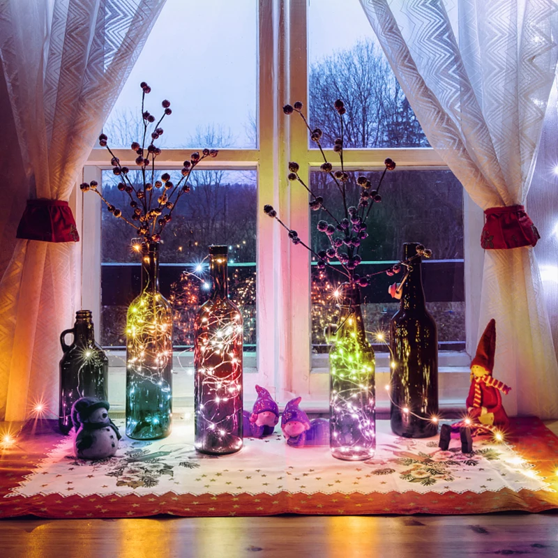 

5M/10M Christmas tree decoration lights Remote control lights party wedding party decoration for custom LED string lights app