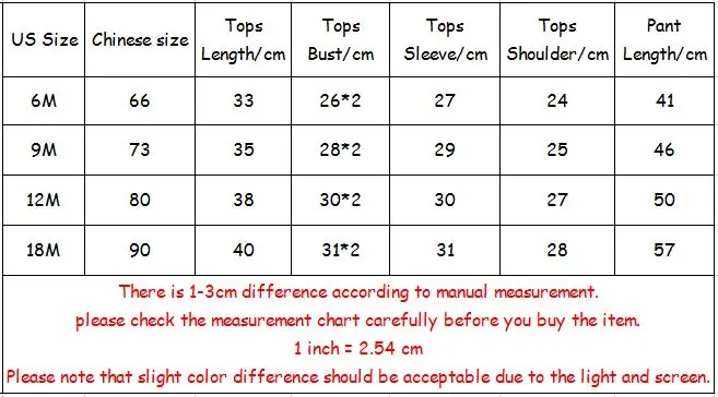 

Toddler Kids Baby Girls Clothes Sets Long Sleeve Tops+Pants Clothes Outfits Girls Clothing Sets 0-2Y